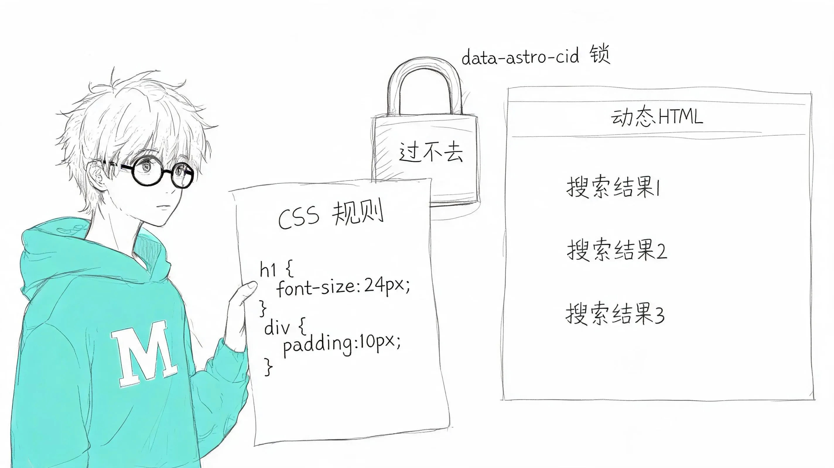 Astro Scoped CSS 挡住样式