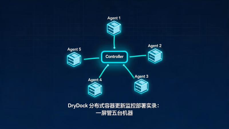 DryDock 分布式容器更新监控——一屏管五台机器