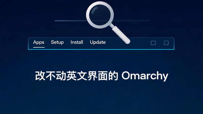 改不动英文界面的 Omarchy:一次 locale 配置的破案